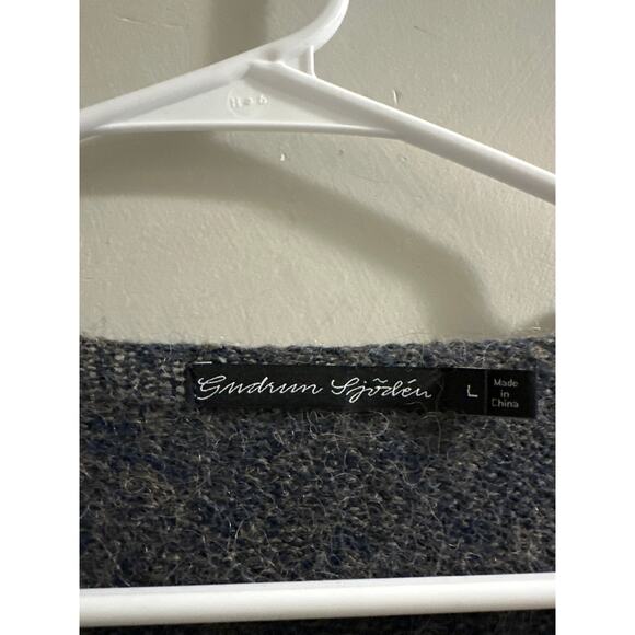Gudrun Sjoden Alpaca Wool Organic Cotton Blend Sweater size Large - Picture 4 of 7